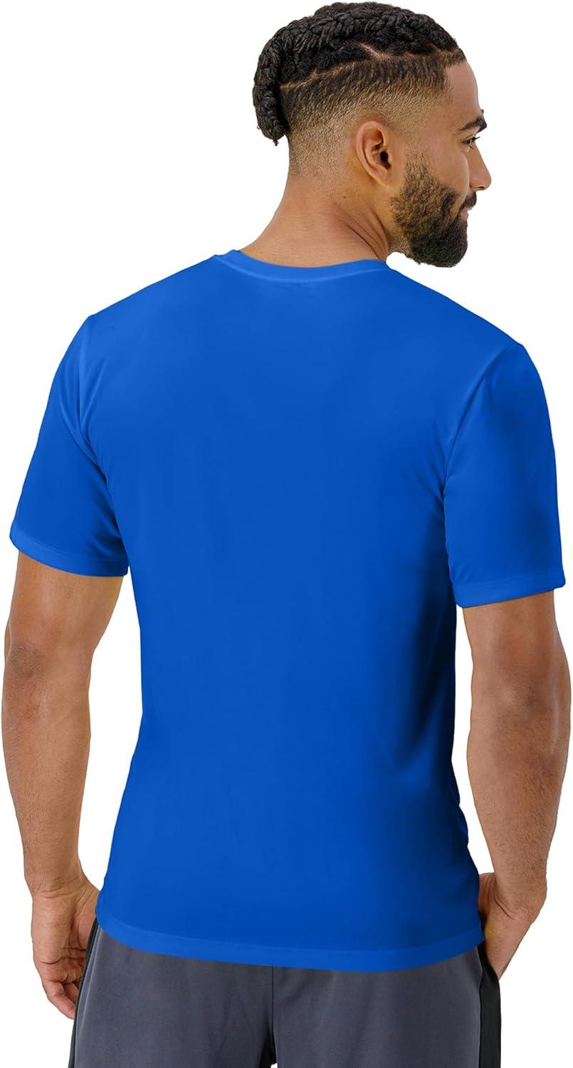 imageHanes Mens Cool Dri Performance TShirt MoistureWicking Short Sleeve Tee 40 UPF Protection 2 Or 5 PackDeep Royal 2 Pack