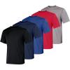 Black/Navy/Grey/Royal/Red - 5 Pack