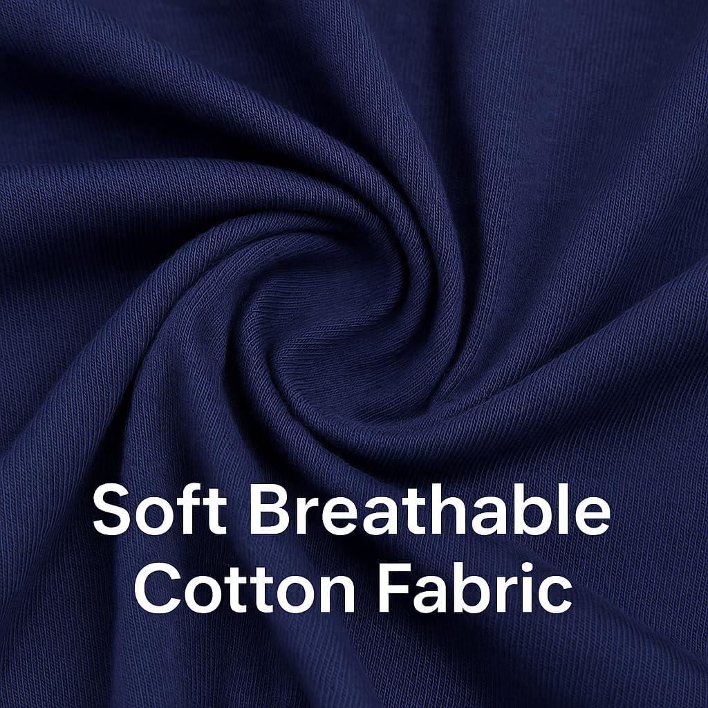 imageHanes Mens Sleep Shorts 2 Pack Cotton 75 Inseam Athletic Pajamas Soft Loungewear Pantalones CortosBlackDark Blue