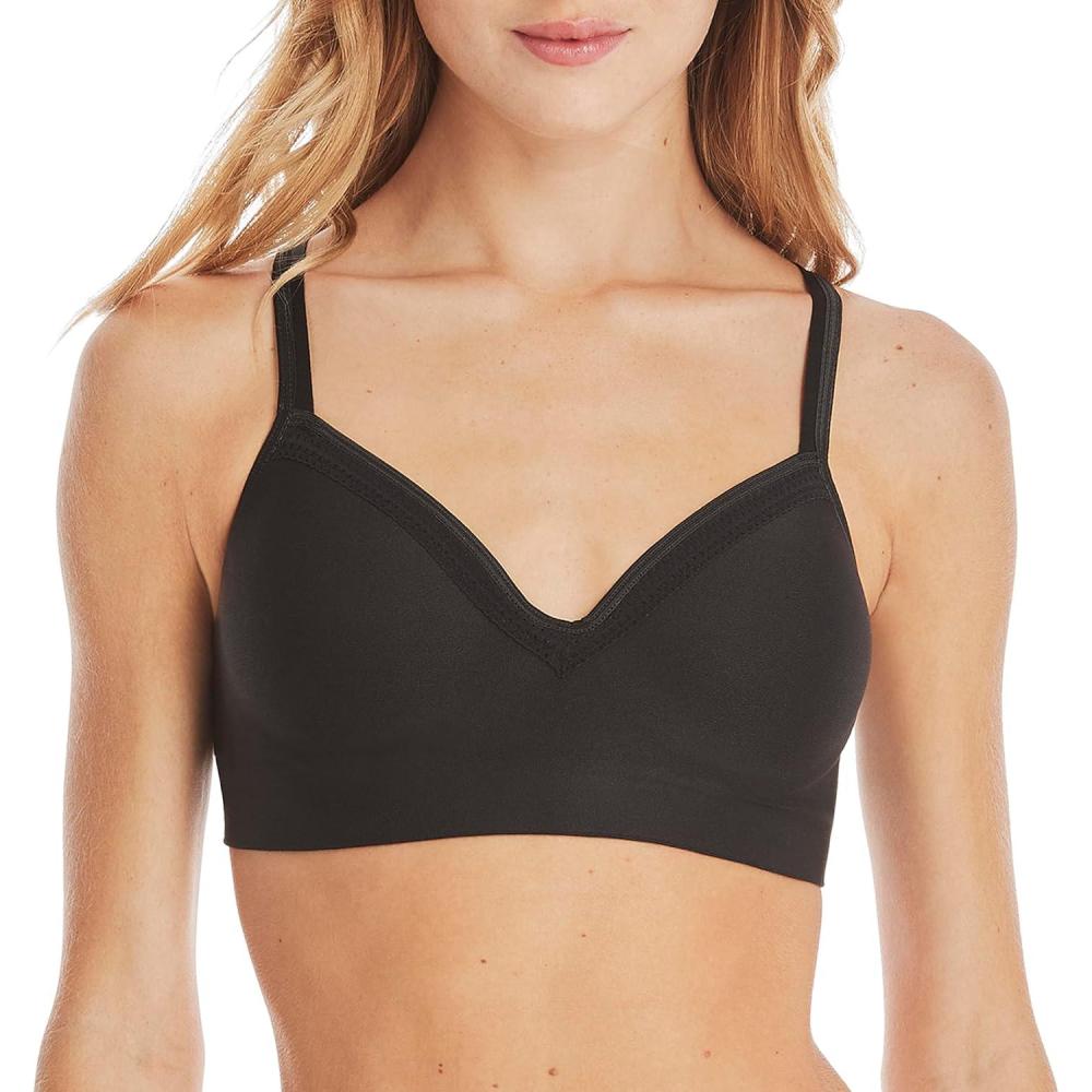 imageHanes Womens SmoothTec ComfortFlex Fit Wirefree Bra MHG199Black