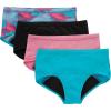 Boyshort - Pink/Blue/Black - 4 Pack