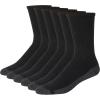 Black/Grey Foot Bottom - 6 Pack