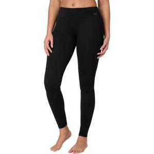 Hanes Womens Base Layer Leggings, Warm Leggings for Women, Moisture-Wicking, Odor Protection(Black)