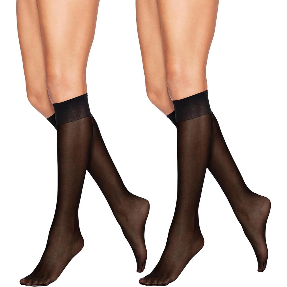 imageHanes Womens Knee High SocksJet