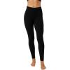 imageHanes EcoSmart Cozy Fitted Leggings Straight BlackBlack