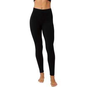 Hanes EcoSmart Cozy Fitted Leggings, Straight, Black(Black)