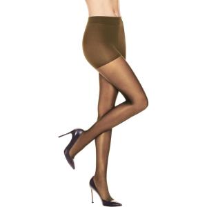 Hanes Leg Boost Women’s Support Tights for Cellulite Smoothing and All-Day Wear, Shaper Panty, Sheer Toe(Barely There)
