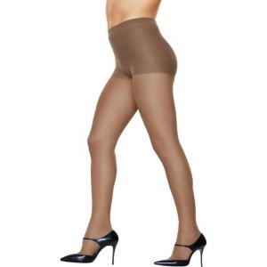 Hanes Plus Women’s Silky Sheer Tights with X-Temp Technology, Control Top, Enhanced Toe(Little Color)