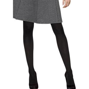 Hanes Script Women’s Control Top, Sheer Toe, X-Temp Technology, Opaque Tights(Black)