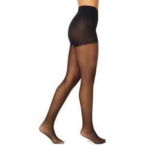 Hanes womens Hanes Ecosmart Sheer Tights(Black)