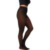 imageHanes EcoSmart Womens Opaque Tights Same to Waist Sheer Toe Black