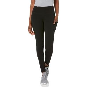 Hanes Script Women’s Tech Pocket, X-Temp Technology, Smooth Fit, Comfort Waistband Leggings(Black)