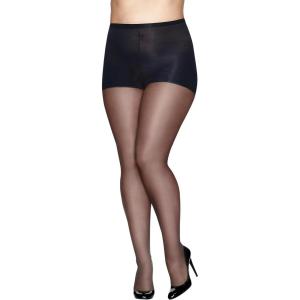 Hanes Women’s Absolutely Ultra Sheer Control Top with Reinforced Toe Plus-Size(Jet)