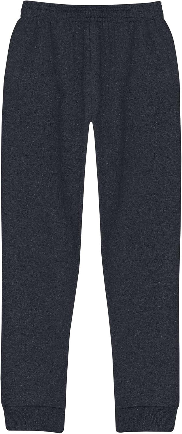 imageHanes Boys EcoSmart Fleece Joggers Midweight Sweatpants with Pockets Sweats for BoysSlate Heather