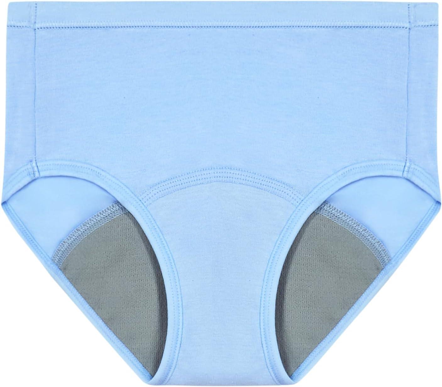 imageHanes Toddler Girls Potty Trainer Brief MoistureWicking Panty Odor Protection Potty Trainer Underwear 6PackBlueTeal Light Leaks 7 Pack