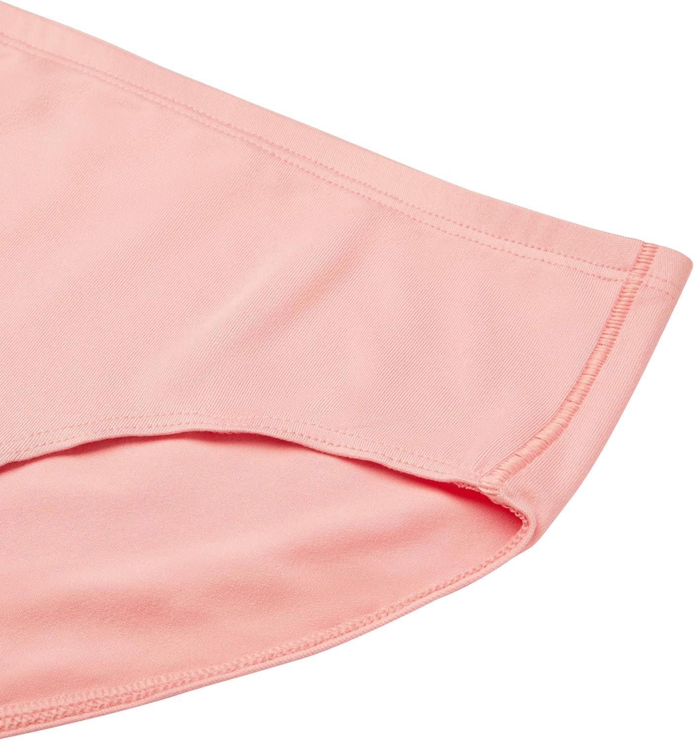 imageHanes girls Underwear Briefs 7pack Pure Comfort Microfiber Brief Panties for Girls AssortedCoralBlueAqua