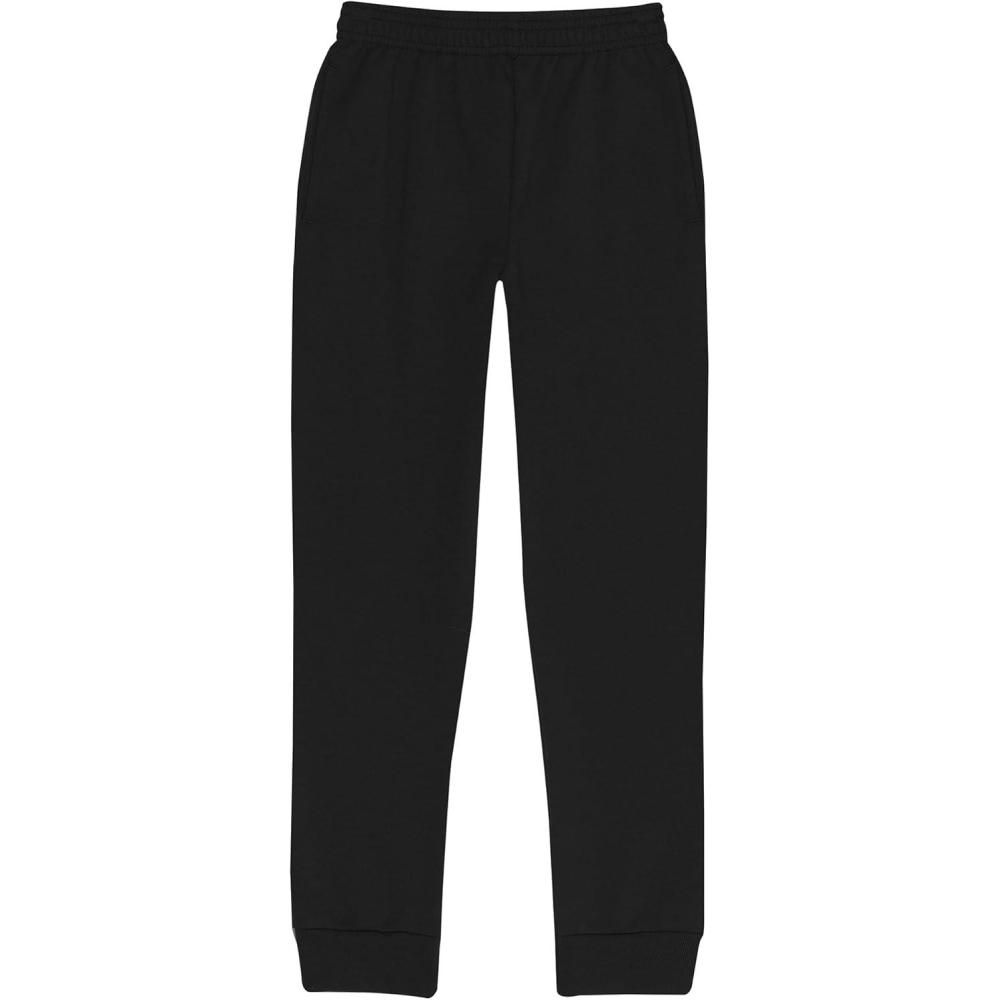 imageHanes Boys EcoSmart Fleece Joggers Midweight Sweatpants with Pockets Sweats for BoysBlack