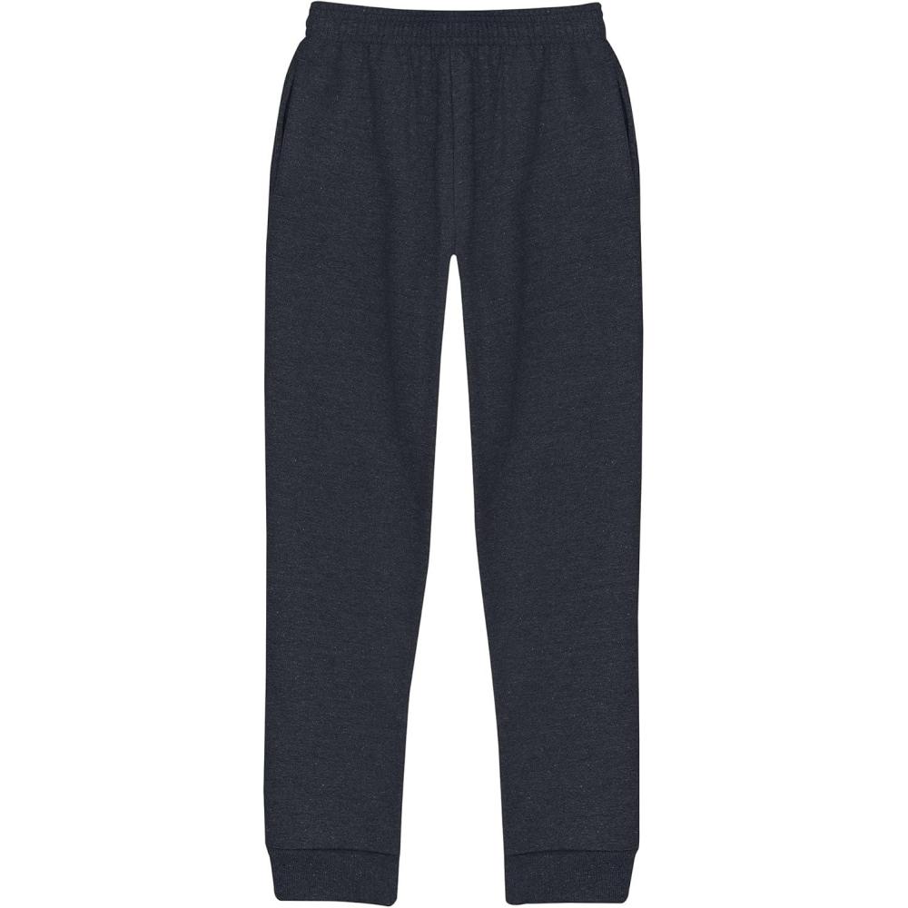 imageHanes Boys EcoSmart Fleece Joggers Midweight Sweatpants with Pockets Sweats for BoysSlate Heather