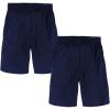 imageHanes Boys Jersey Shorts Pack 2Pack Cotton Shorts for Boys with Pockets PullOn ShortsNavy