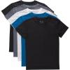 imageHanes Boys Originals Performance Mesh Tween TShirt Pack Stretch Undershirts 5PackBlackBlueGreyWhite