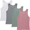 White/Grey/Mint/Pink 4-pack