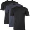 imageHanes Mens Moves Mesh TShirt XTemp MoistureWicking Tee White Or BlackGrey 3PackBlackGrey