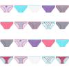 imageHanes girls And Toddler Underwear Cotton Knit Tagless Brief Hipster and Bikini Panties Multipack Colors May VaryBikini  Assorted  20 Pack