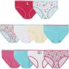 imageHanes girls And Toddler Underwear Cotton Knit Tagless Brief Hipster and Bikini Panties Multipack Colors May VaryBriefs  Assorted  10 Pack