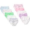 imageHanes girls And Toddler Underwear Cotton Knit Tagless Brief Hipster and Bikini Panties Multipack Colors May VaryBriefs  Assorted 2  10 Pack
