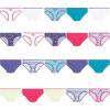 imageHanes girls And Toddler Underwear Cotton Knit Tagless Brief Hipster and Bikini Panties Multipack Colors May VaryHipster  Assorted  20 Pack