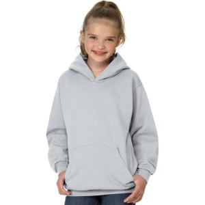 Hanes Boys’ EcoSmart Fleece Hoodie, Hooded Sweatshirt for Boys, Pullover Sweatshirt(Ash)