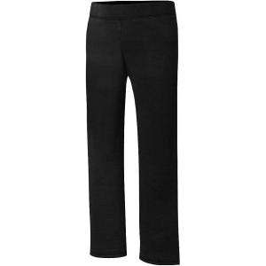 Hanes Girls’ Big ComfortSoft EcoSmart Open Bottom Leg Sweatpants(Black)
