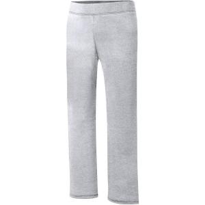 Hanes Girls’ Big ComfortSoft EcoSmart Open Bottom Leg Sweatpants(Light Steel)