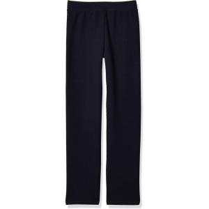 Hanes Girls’ Big ComfortSoft EcoSmart Open Bottom Leg Sweatpants(Navy)