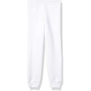 Hanes Girls ComfortSoft EcoSmart Jogger Pants(White)