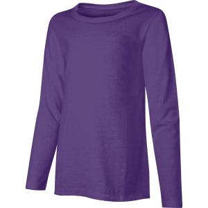 Hanes Girls’ Comfortsoft Long Sleeve Tee(Purple Crush)