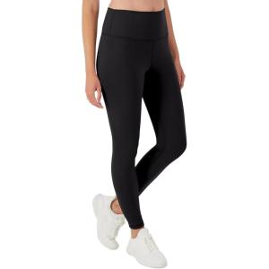 Hanes Womens Leggings Clothing, Moves 7/8 Soft Leggings with Pocket, Moisture Wicking Women’s Clothing, Pants, 25″ Inseam(Black)