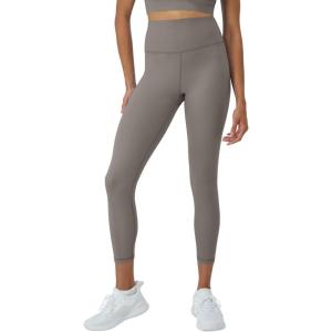 Hanes Womens Moves Leak Protection 7/8 Leggings with Built-in Underwear, Moisture-Wicking & Odor Control, 25” Inseam(Cool Grey)