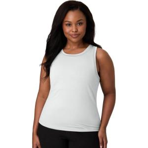Hanes Womens Moves Tank Top, Stretch Tank for Women, Moisture-Wicking Tank Top(White)
