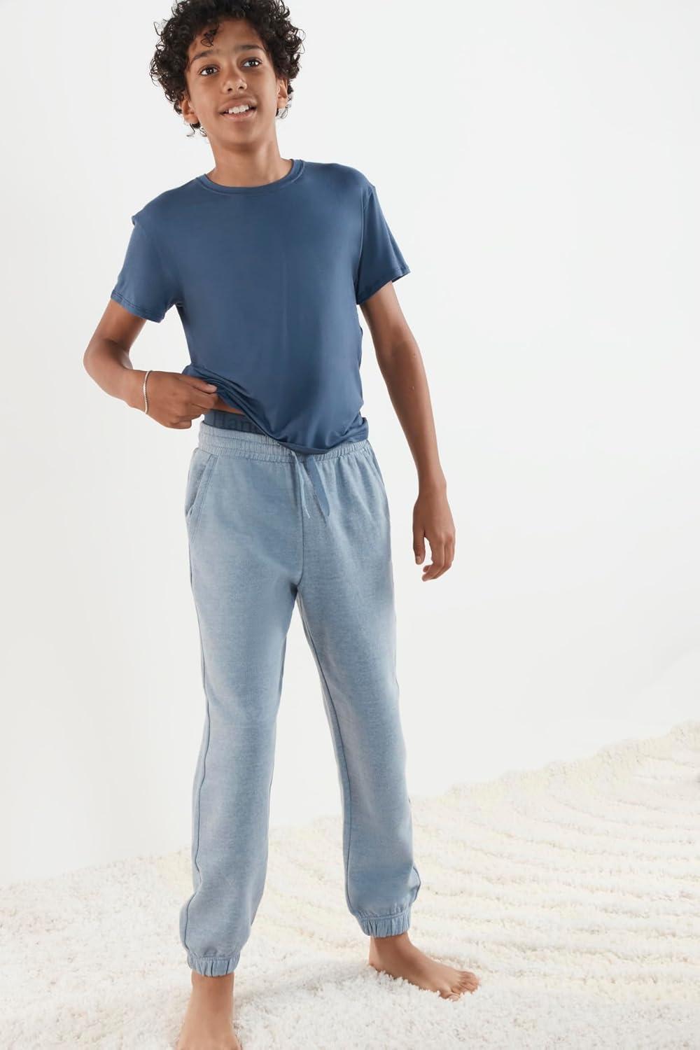 imageHanes Boys Originals Supersoft MoistureWicking TShirt 3PackBlackWhiteBlue 3pack