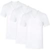 imageHanes Mens Sweat Block Undershirt Underarm Sweat Blocking Tee White VNeck TShirt 3PackWhite