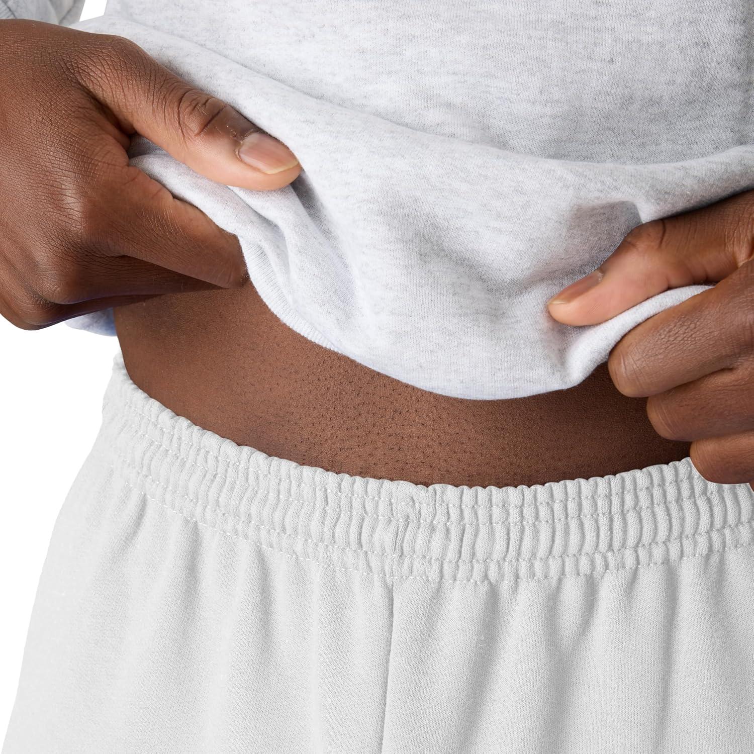 imageHanes Mens Ecosmart Best Sweatpants Athletic Lounge Pants with Ced CuffsWhite  1 Pack