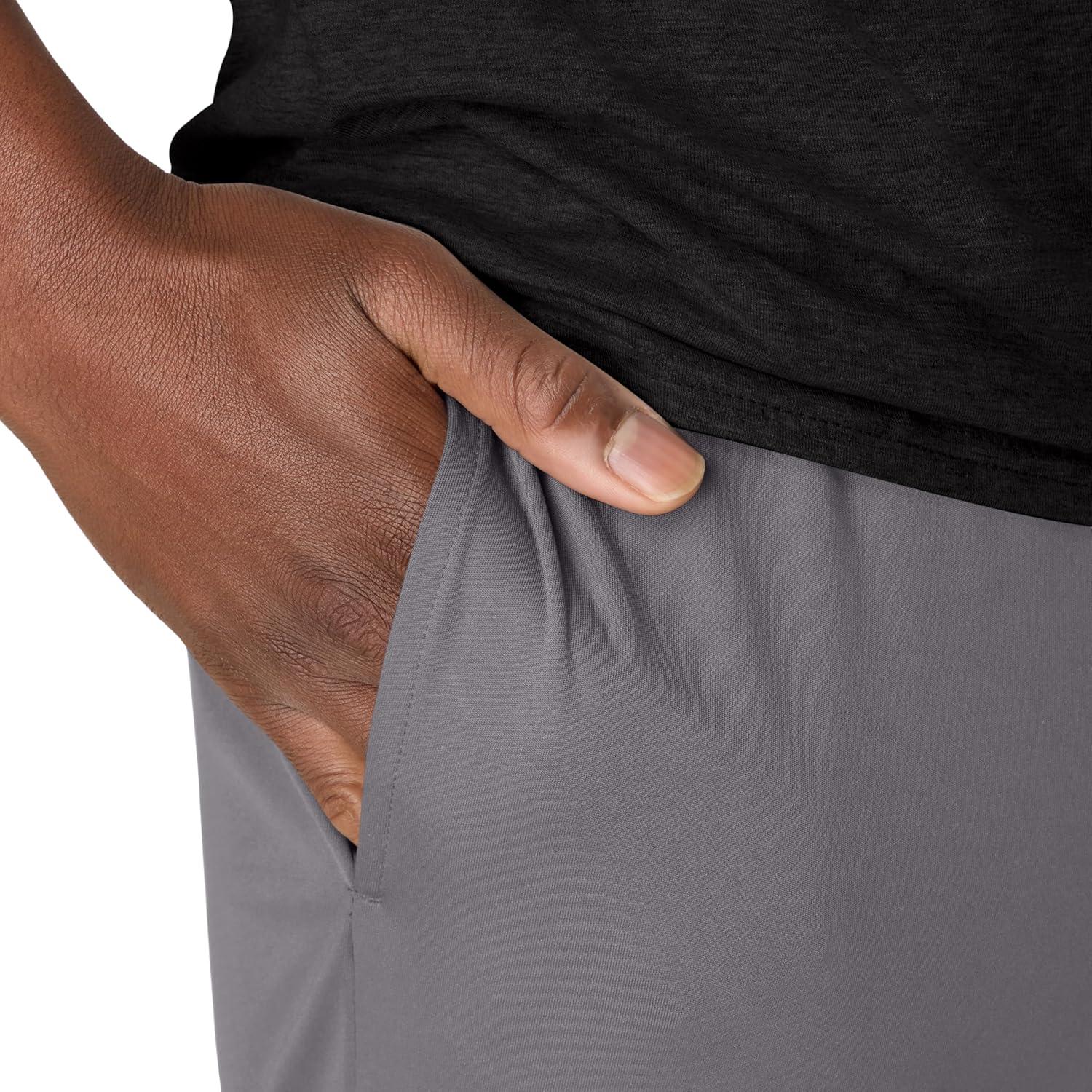 imageHanes Mens Joggers 3Pack Cool Dri Training MoistureWicking Casual Mens Athletic JoggersBlackCharcoalGraphite