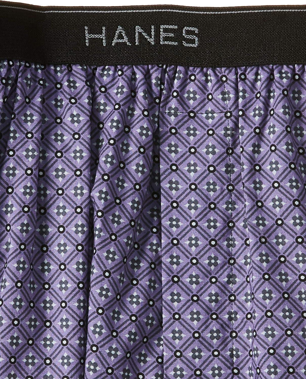 imageHanes Mens Underwear Boxers Pack Cool amp Breathable Cotton Underwear MoistureWicking Boxers for MenAssorted Prints
