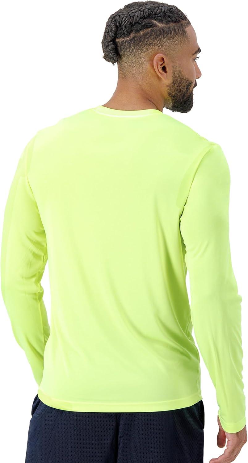 imageHanes Sport Mens LongSleeve TShirt Pack Cool DRI MoistureWicking Performance TShirts Performance Tee 2PackSafety Green  4 Pack