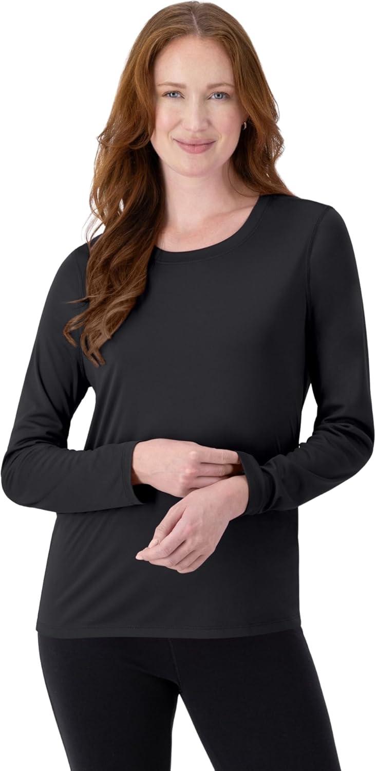 imageHanes Womens Sport Cool Dri Performance Long Sleeve TShirtBlackWhitePinkBlue  4 Pack