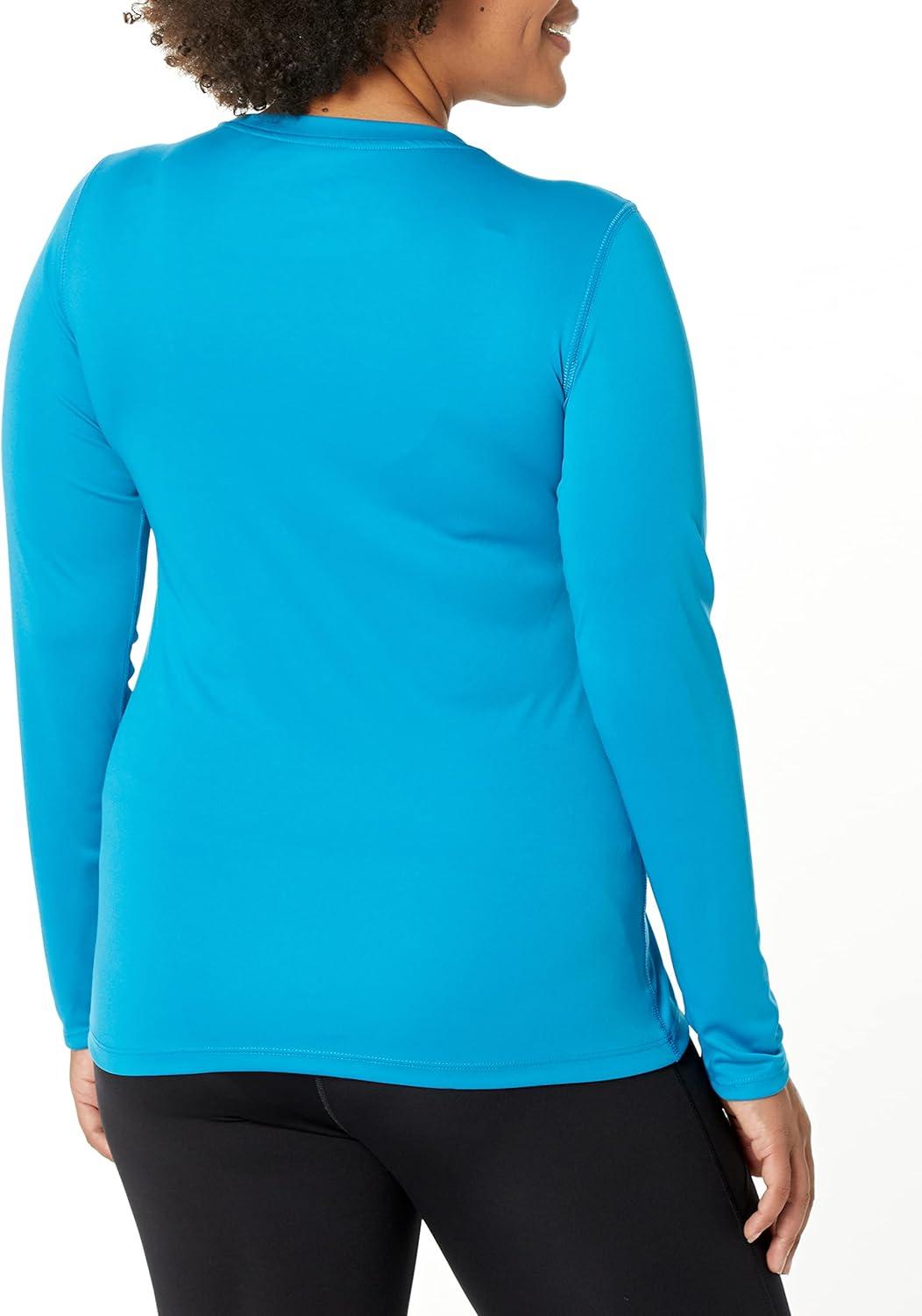 imageHanes Womens Sport Cool Dri Performance Long Sleeve TShirtUnderwater Blue