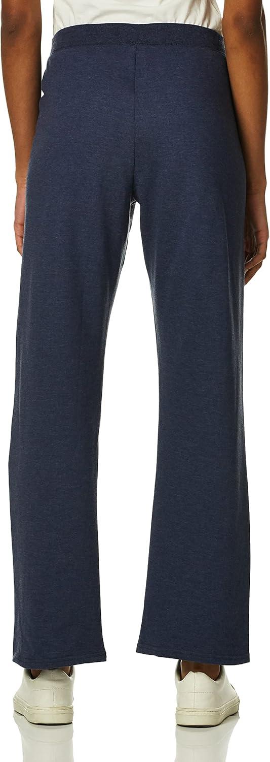 imageHanes Womens Sweatpants EcoSmart Fleece Pocketless OpenBottom Sweatpant Regular amp PetiteNavy Heather