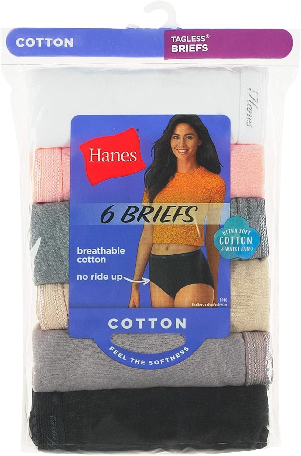 imageHanes womens HiCut Panties Pack Lightweight Cotton HiCuts 6Pack Retired Colors May VaryBody Tones