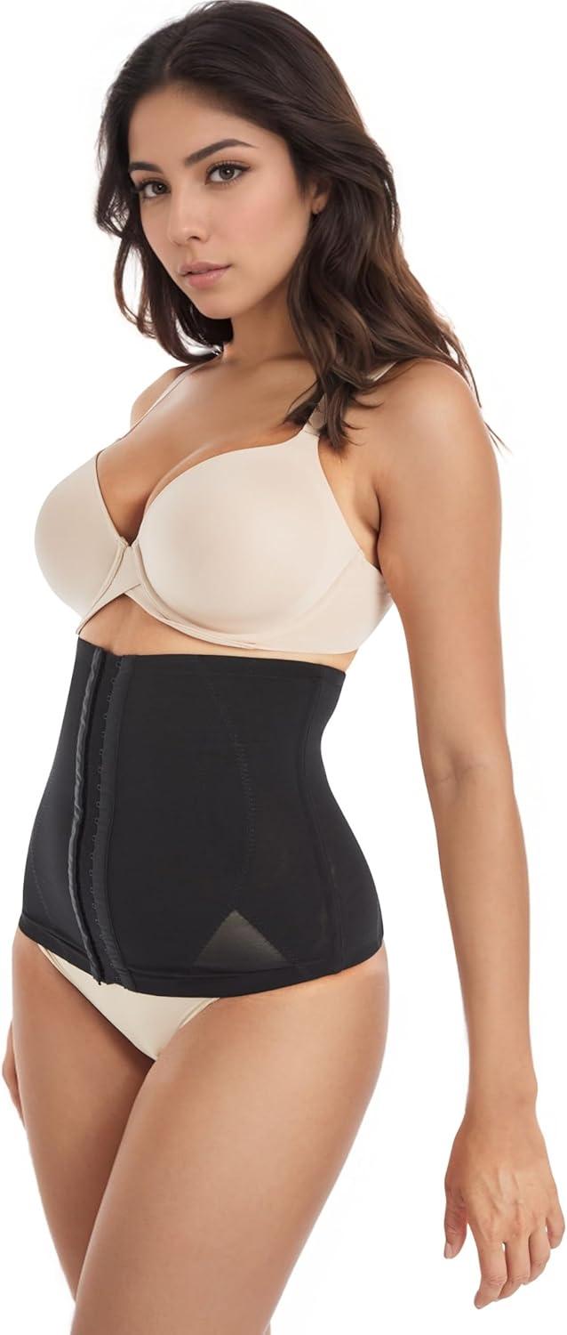imageVoluptuosa Shapewear Waist Trainer Tummy Control Shapewear for Women Fajas Body Shaper CompressionBlack